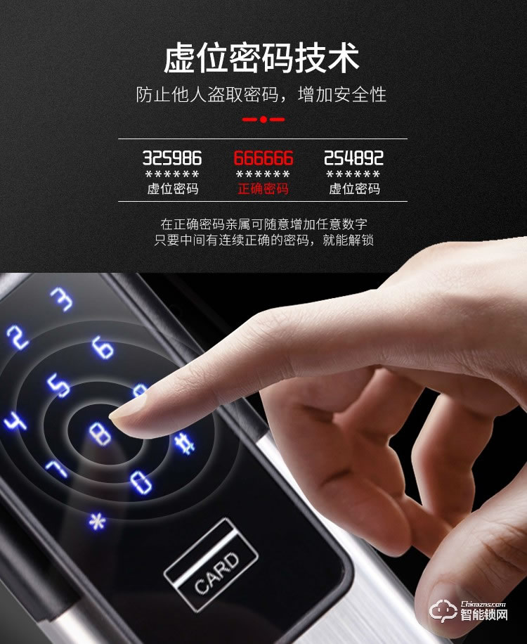 西紅仕智能鎖 H2公寓互聯(lián)網(wǎng)密碼防盜門鎖