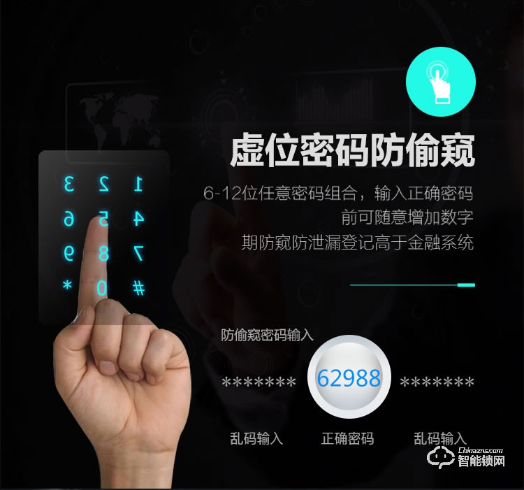 康辰家福智能鎖 F103全自動智能指紋鎖