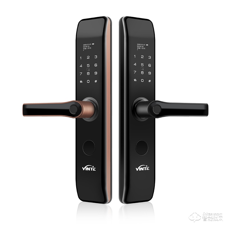 因特智能鎖 D60家用防盜門智能密碼鎖