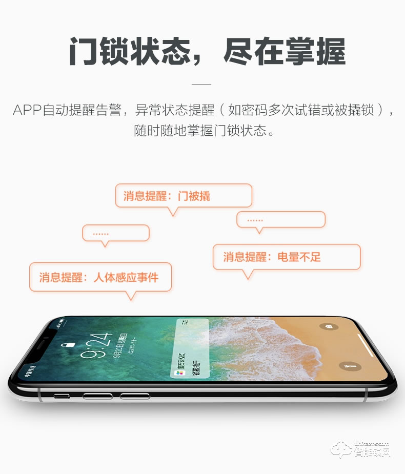 螢石智能鎖 DL20VS一握開指紋電子密碼鎖