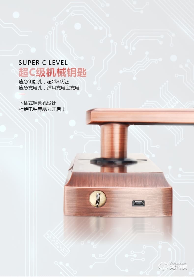 凌仕智能鎖 防盜密碼鎖智能電子鎖