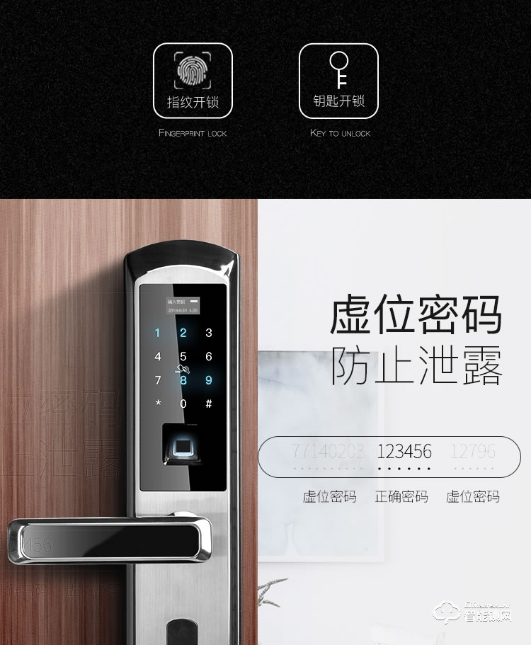 科思德智能鎖 K1-ZY家用防盜智能電子鎖密碼鎖
