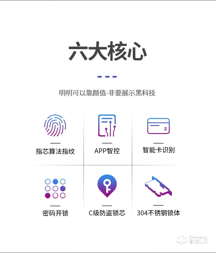 菲花奧智能鎖 TFA01家用防盜門鎖手機遠程電子密碼鎖