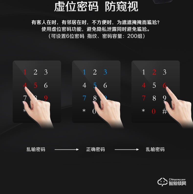 匠星智能鎖 JF1自動滑蓋家用大門密碼鎖