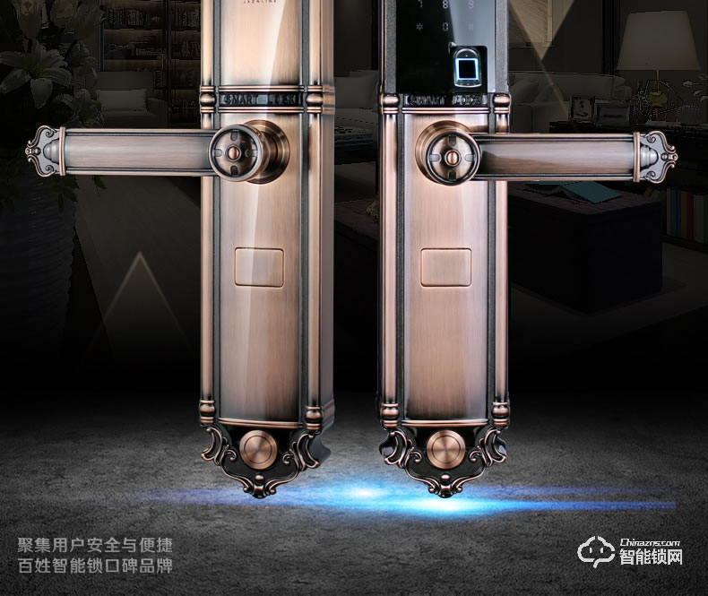 匠星智能鎖 JP2s室外防水別墅雙開門智能鎖