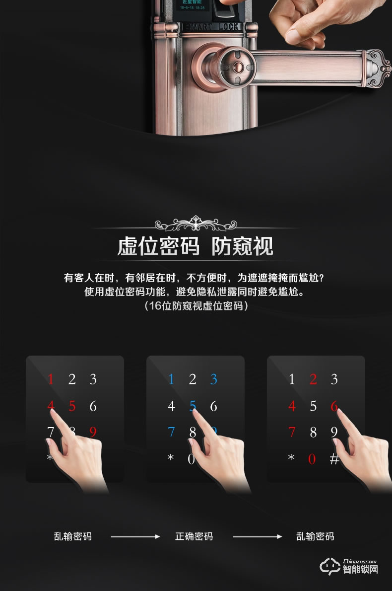 匠星智能鎖 JP2豪華別墅大門戶外密碼鎖