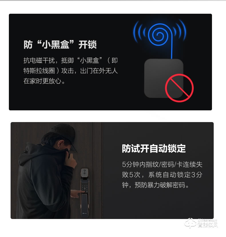 螢石智能鎖 DL30VS一握開智能貓眼鎖