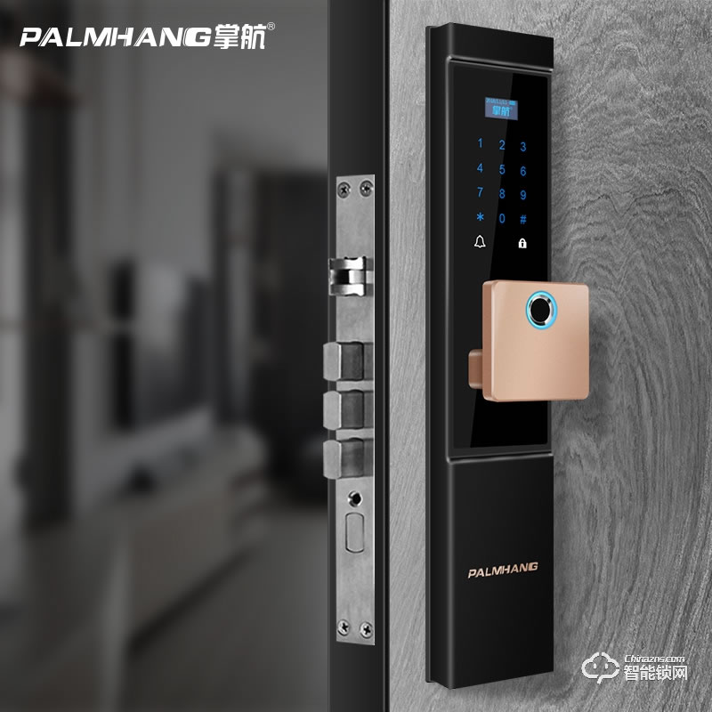 掌航智能鎖 S3全自動智能指紋鎖電子密碼鎖