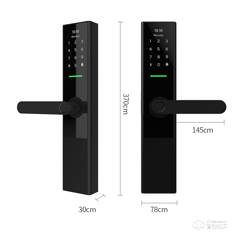 云訊智能鎖 M1H家用防盜門智能鎖電子密碼鎖