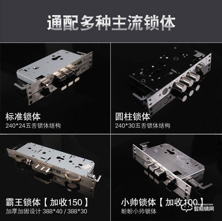 拓西智能鎖 Z5全自動(dòng)款指紋鎖密碼鎖大門鎖