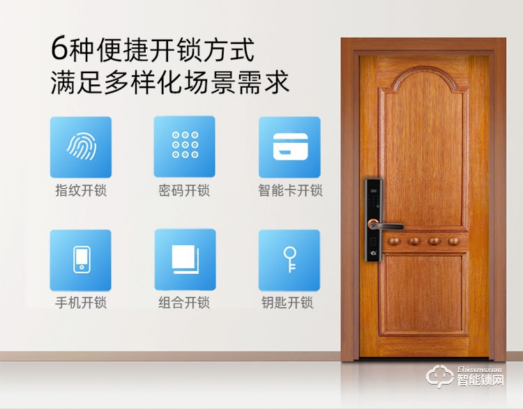 致能家智能鎖 note2s家用防盜門密碼鎖智能鎖