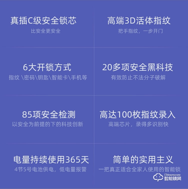致能家智能鎖 note1s指紋鎖酒店智能密碼鎖