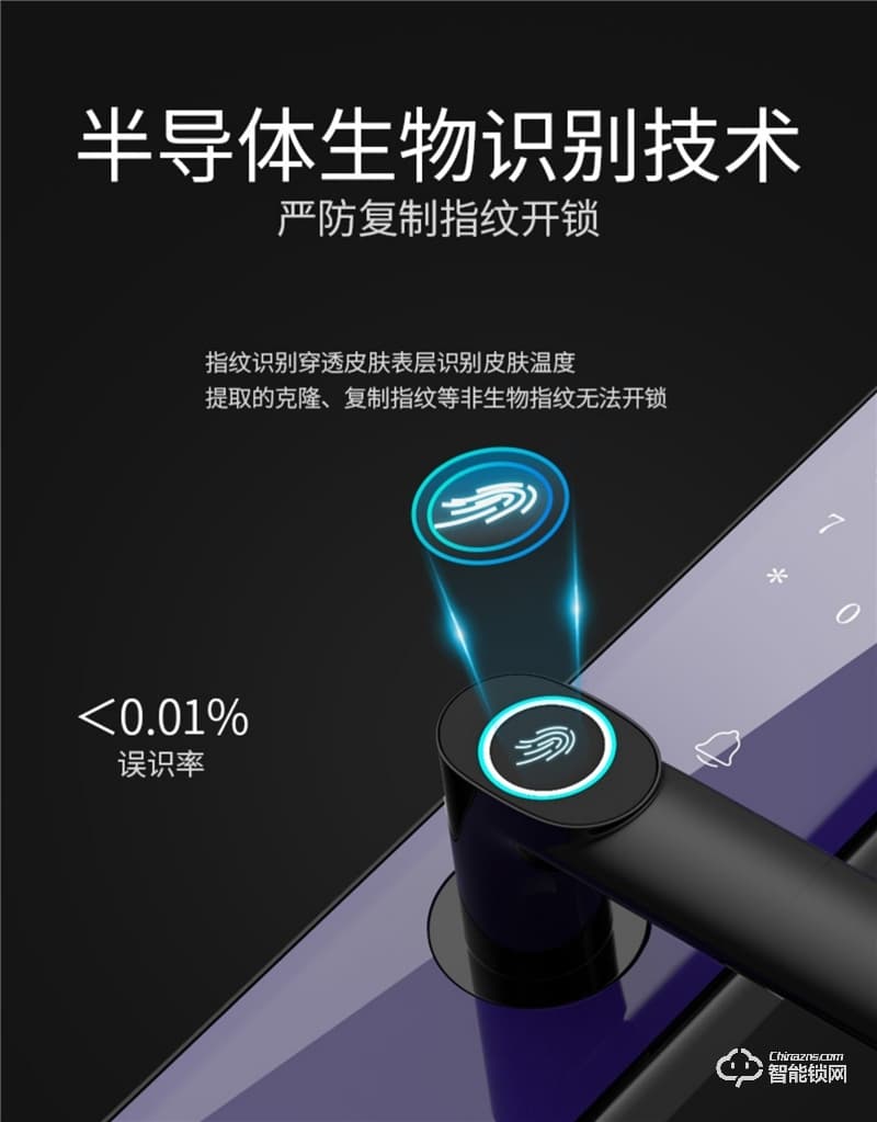 希箭智能鎖 B10家用防盜門智能鎖酒店門鎖