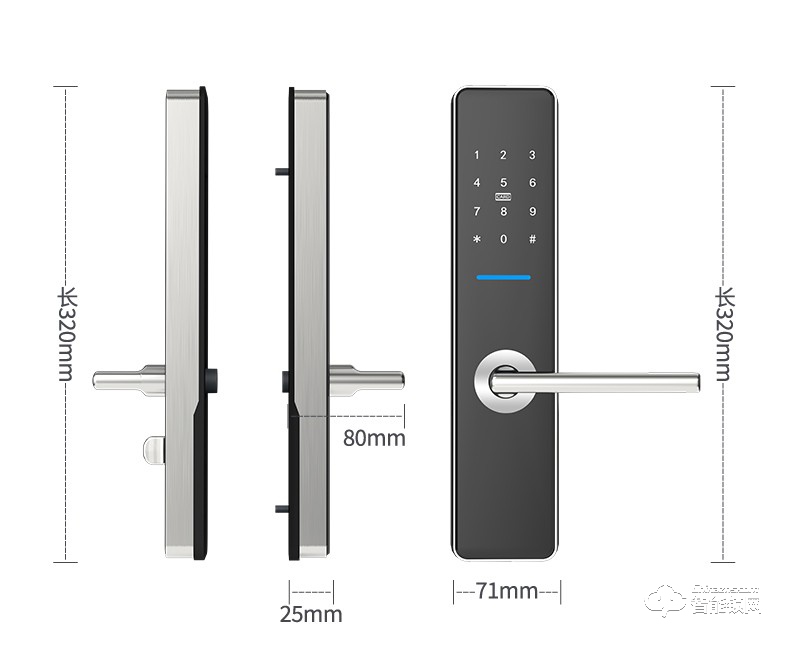 佐凱智能鎖 B16酒店磁卡鎖民宿密碼鎖
