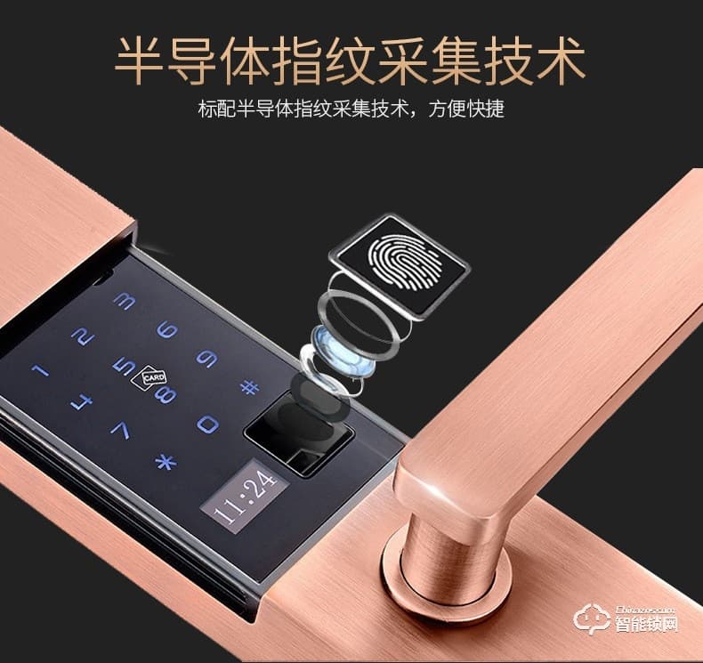 米博士智能鎖 M6家用防盜門智能電子門鎖