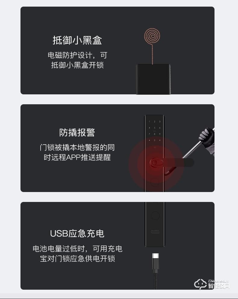 羅曼斯智能鎖 G3家用防盜門指紋鎖電子門鎖