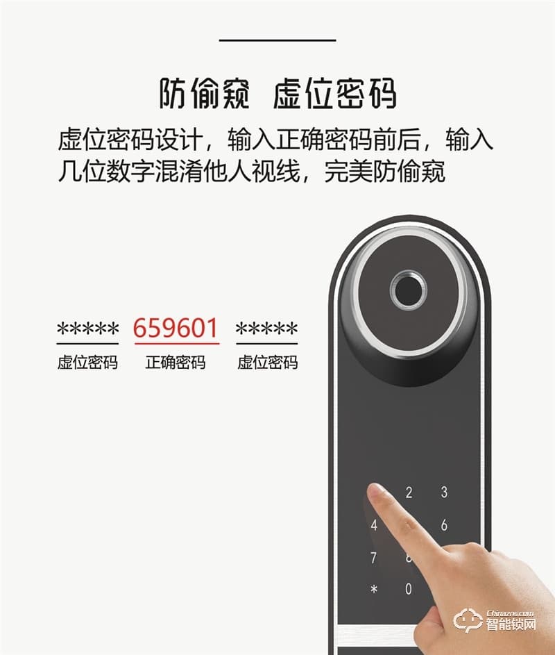 凱奇普智能鎖 E1704全自動(dòng)家用防盜門密碼鎖