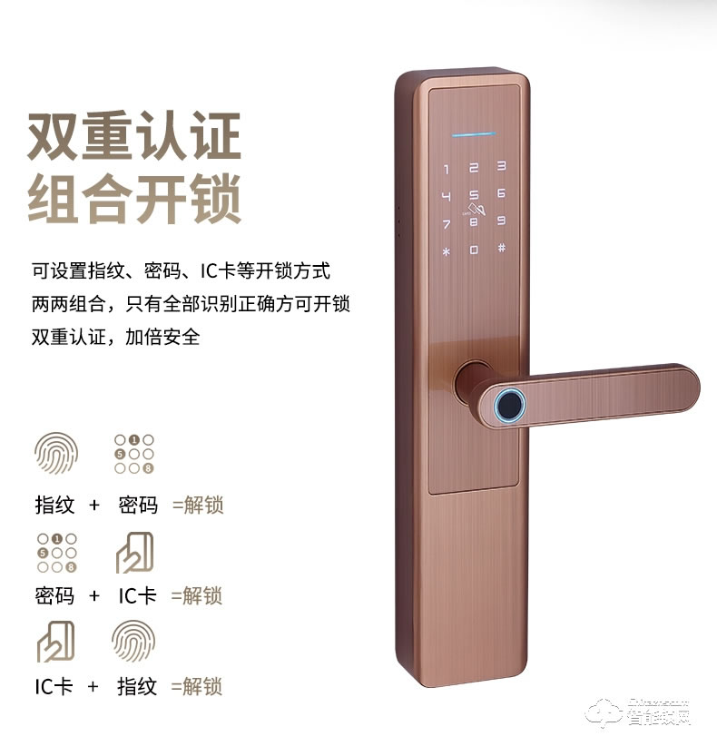 科羅格智能鎖 MG-605一握即開家用防盜門密碼鎖