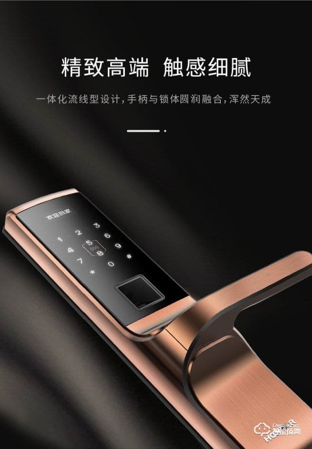 鴻雁智能鎖 lite系列智能云鎖APP遠程開鎖指紋密碼鎖