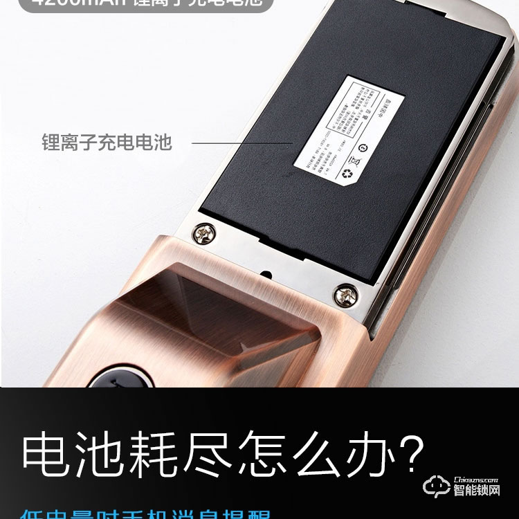 廣東凱恩斯智能鎖 自動開鎖遠程開門指紋密碼鎖