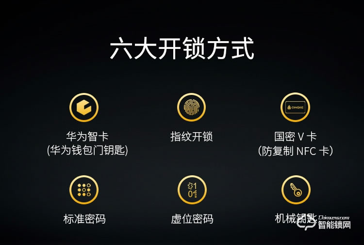 青稞智能鎖 Q7家用指紋密碼防盜門門鎖