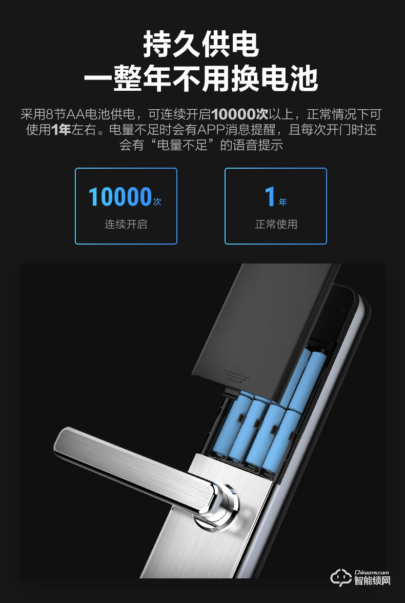 螢石智能鎖 DL15S互聯網家用防盜門電子鎖