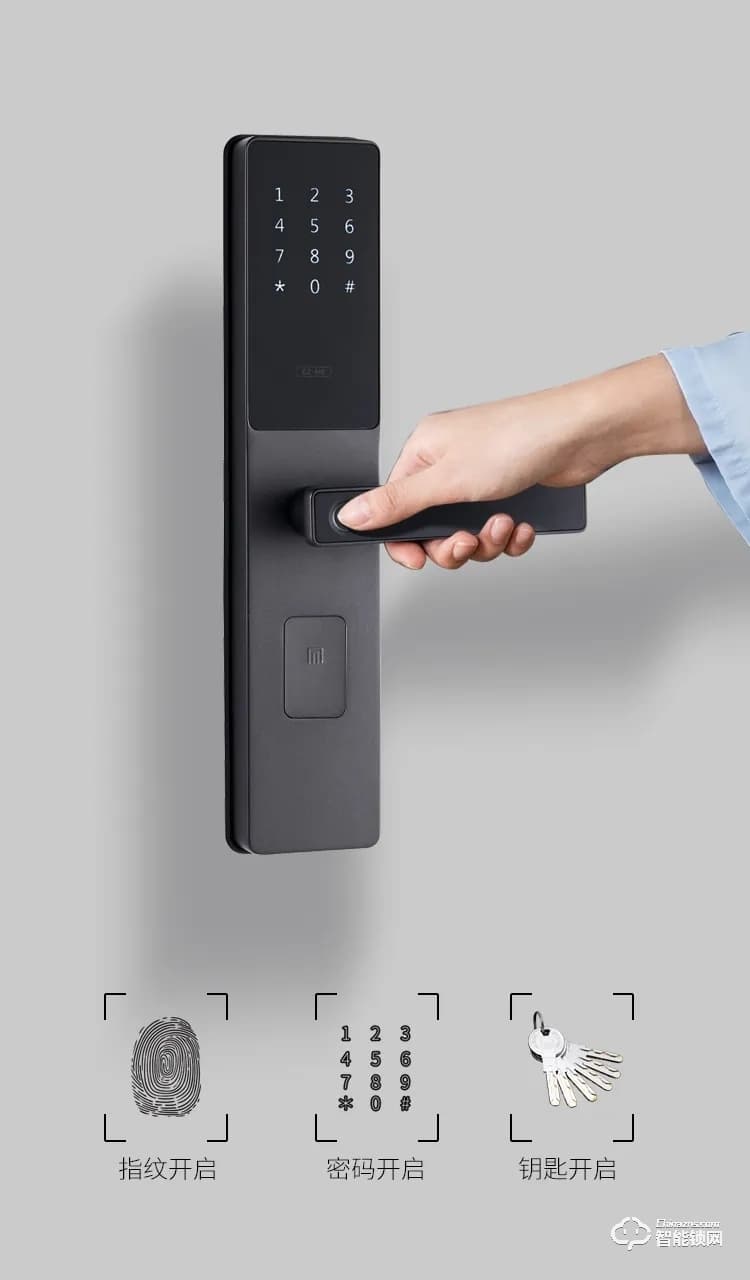 名門靜音門鎖 EZ-M8全自動(dòng)防盜智能門鎖