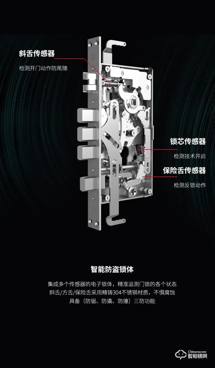 名門靜音門鎖 EZ-M8全自動(dòng)防盜智能門鎖