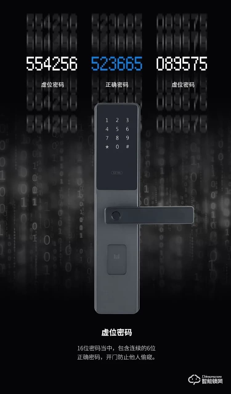 名門靜音門鎖 EZ-M8全自動(dòng)防盜智能門鎖