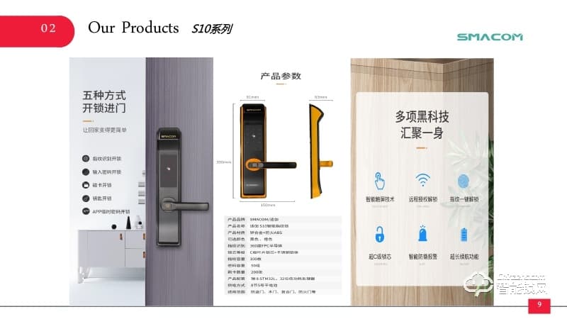 適伽智能鎖 S10家用防盜門電子鎖