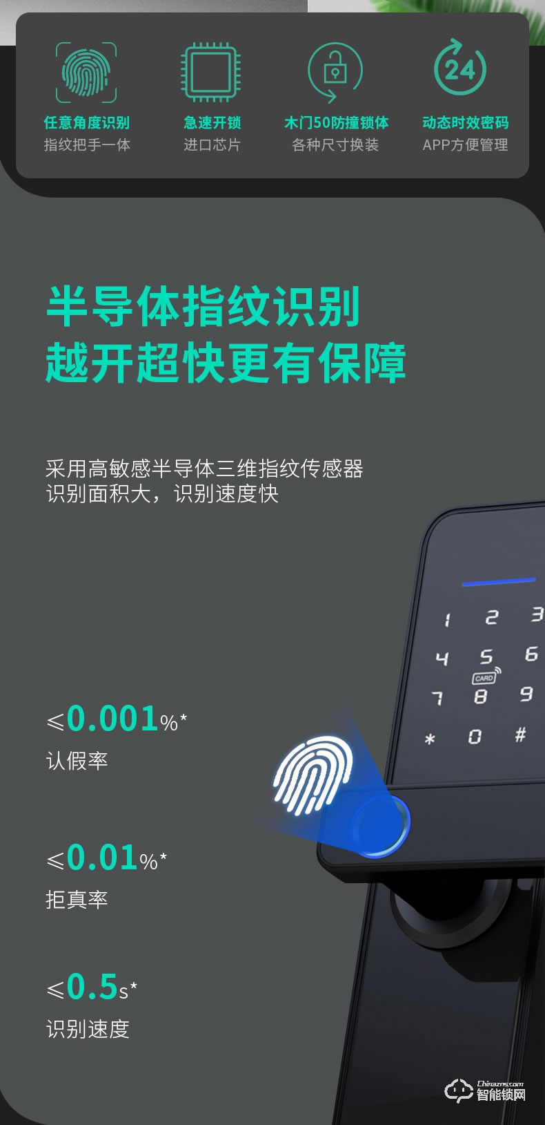 摩薩迪智能鎖 MLF-013木門房門智能鎖