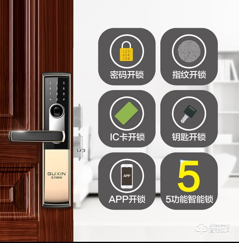 王力智能門 L901甲級安全進戶智能防盜門