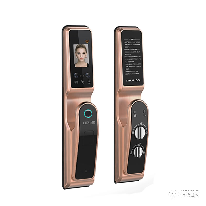 璐興智能鎖 L3008A人臉識別密碼鎖智能鎖