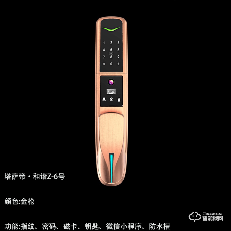 塔薩帝智能鎖 和諧Z-6號(hào)全自動(dòng)推拉式智能鎖