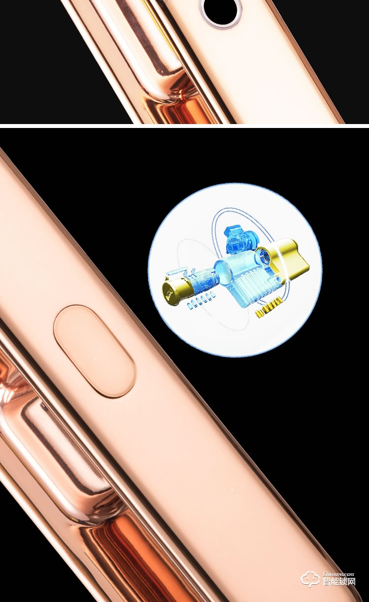 巨石智慧智能鎖 F3家用全自動指紋鎖