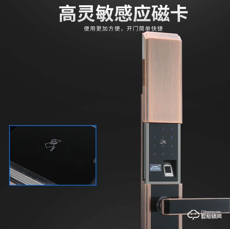 獅柯裝甲鎖 HD03家用電子防盜門指紋鎖