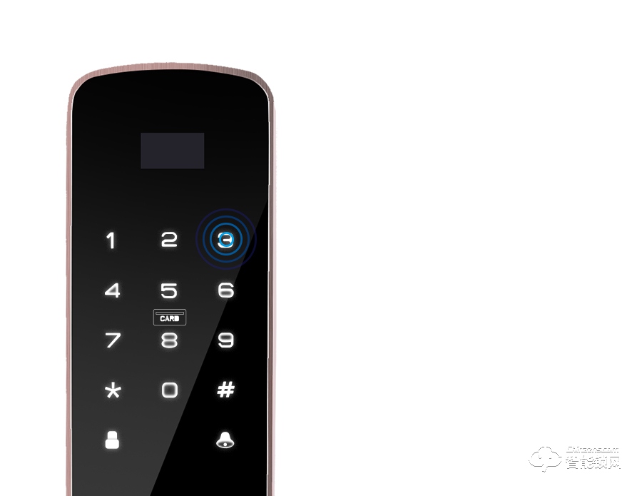 桂瓏智能鎖 GL3308指紋鎖家用防盜門密碼鎖