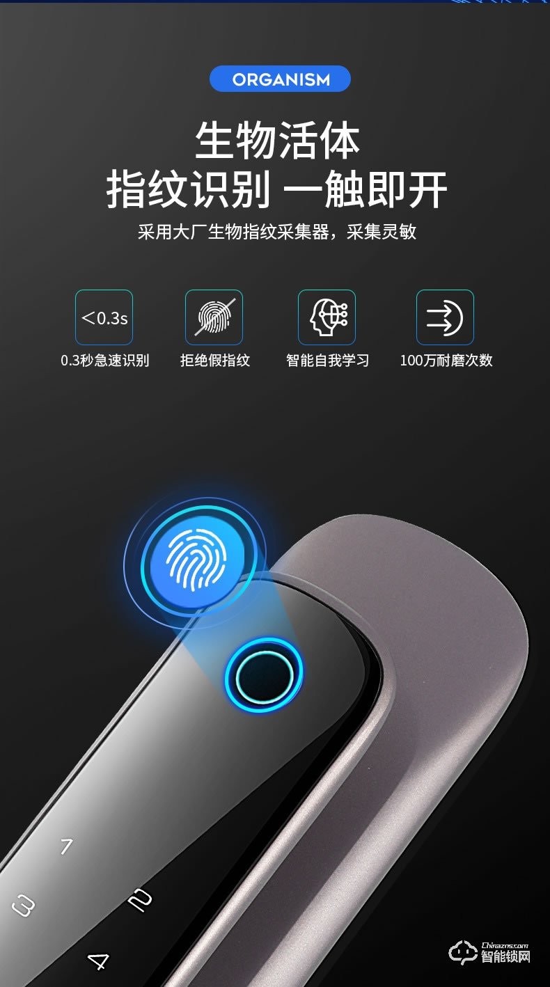 普利邦智能鎖 家用防盜密碼鎖遠程鎖智能鎖