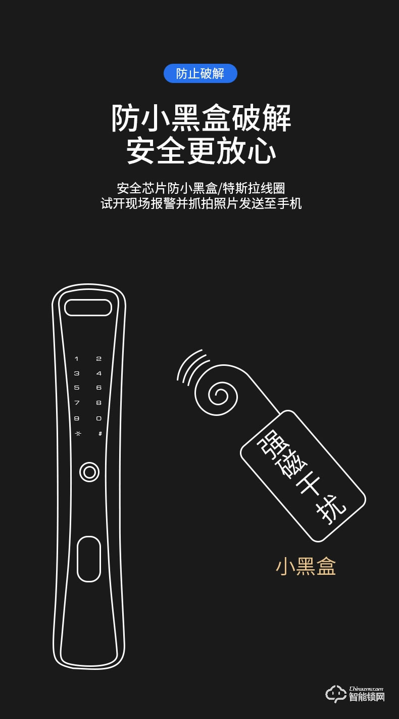 普利邦智能鎖 家用防盜密碼鎖遠程鎖智能鎖