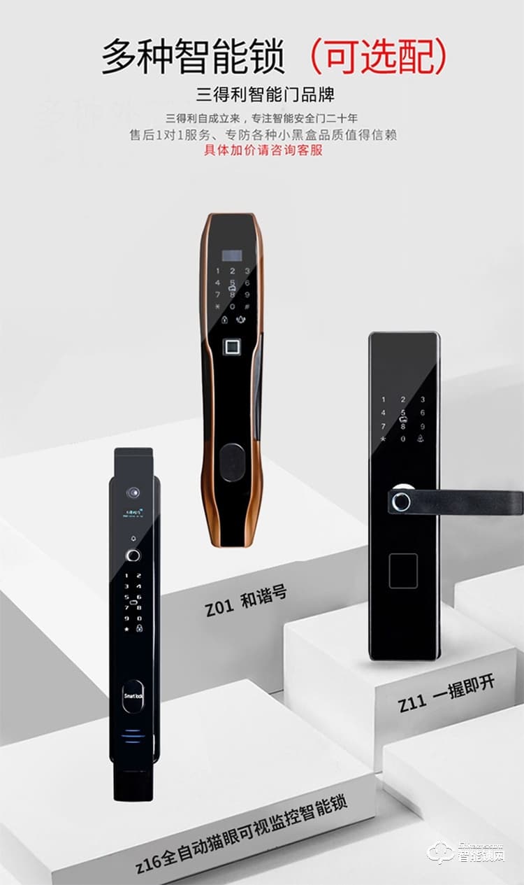 三得利智能門 戰(zhàn)狼一號甲級防盜門進(jìn)戶安全門