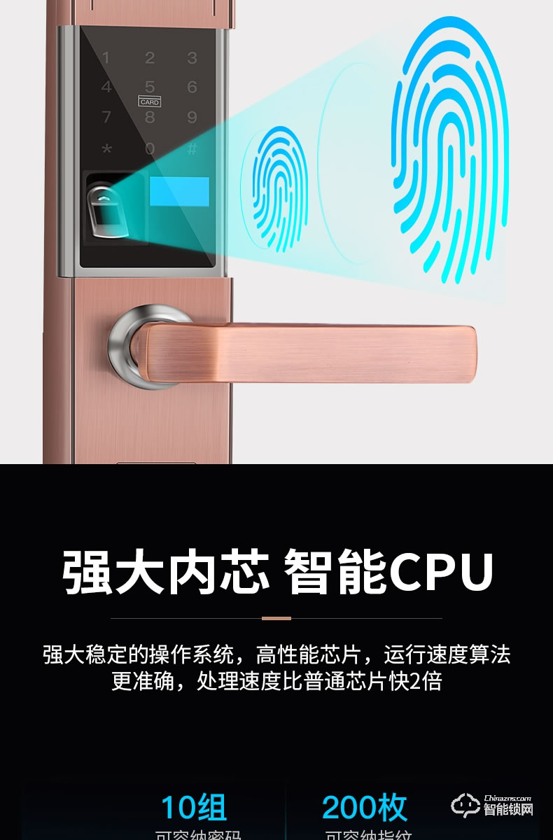 巴奈特智能鎖 807家用防盜門智能鎖