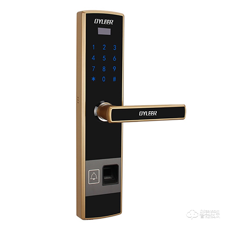 歐儷智能鎖 ZD80直板家用智能指紋門鎖