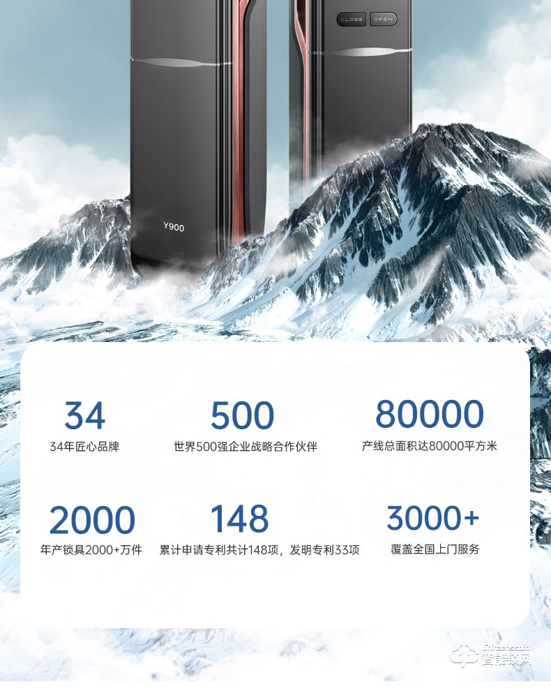 琨山通用智能鎖 Y900全自動(dòng)密碼鎖智能鎖