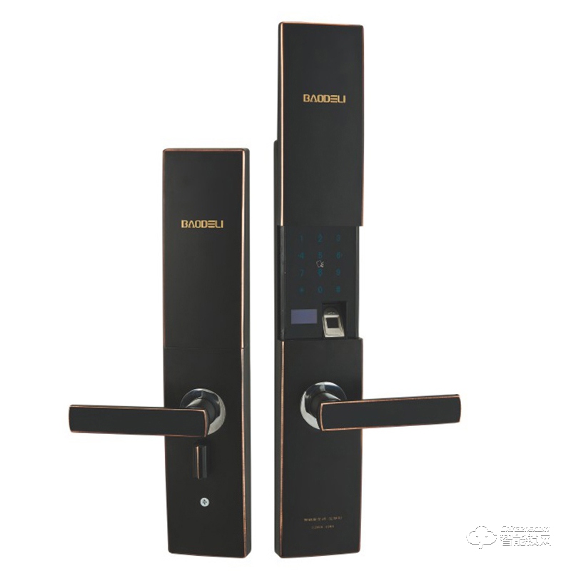 寶得利智能鎖 EL66滑蓋指紋密碼智能鎖