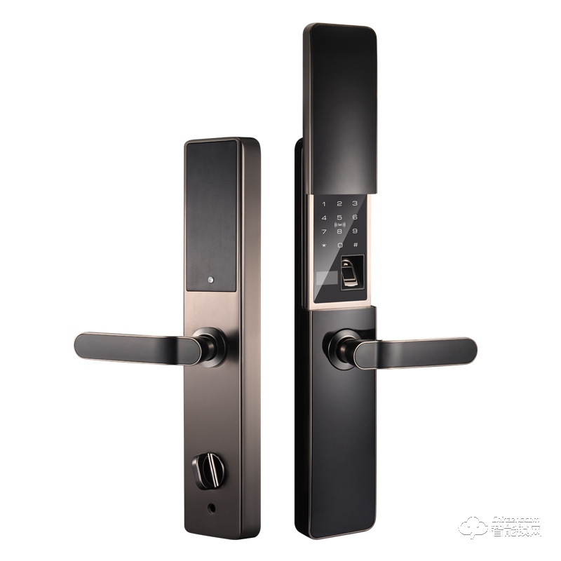 尚盾智能鎖 全自動(dòng)滑蓋智能密碼鎖防盜電子鎖