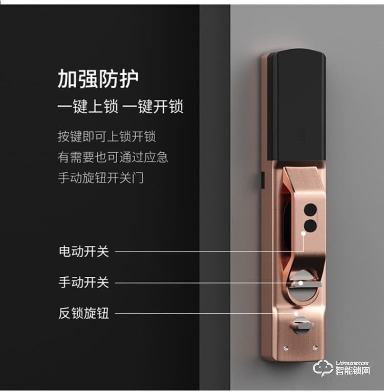 珈門智能鎖 JM-Q8全自動指紋鎖智能鎖