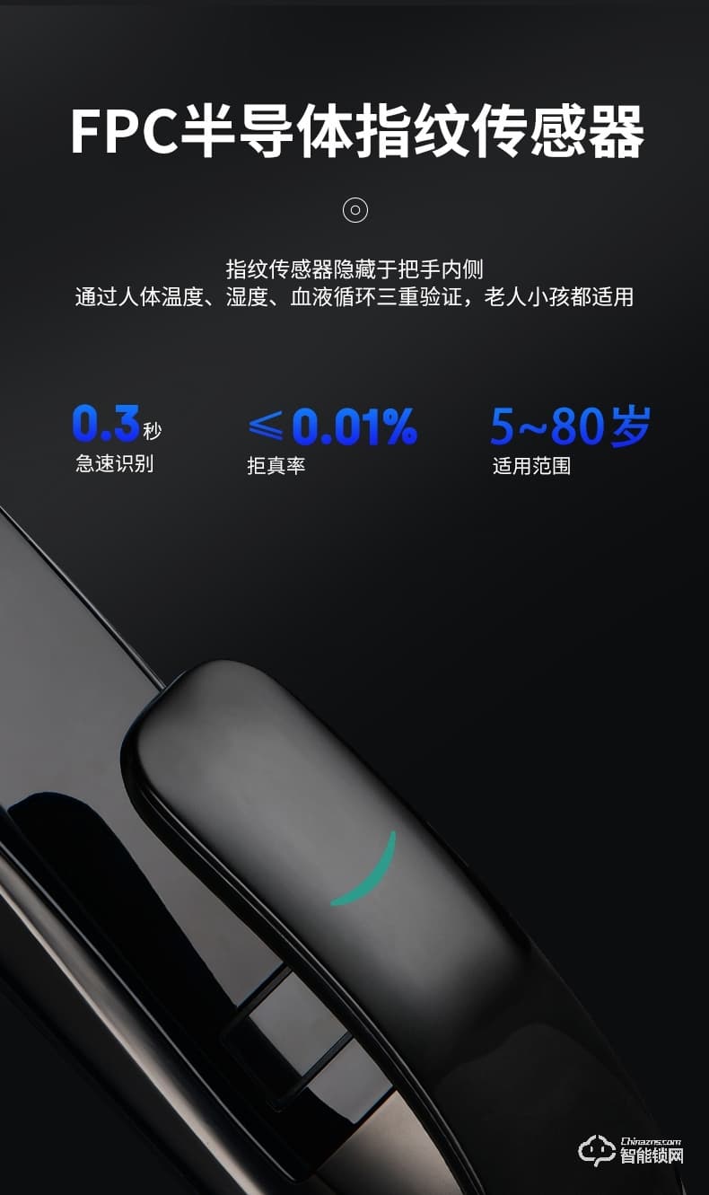 淺指智能鎖 SL-G5家用防盜門全自動刷卡鎖