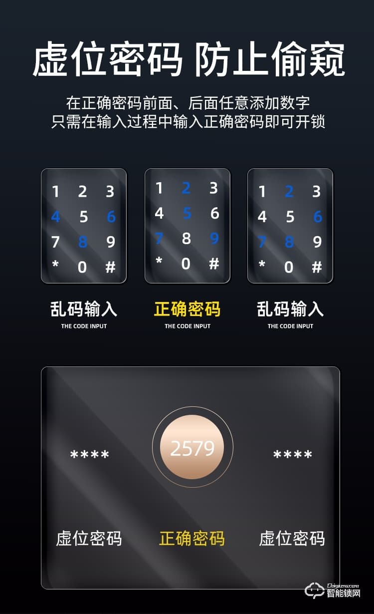 九科智能鎖 至尊四號手機遠程開鎖人臉識別鎖