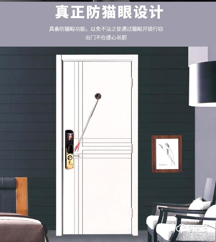 艾仕臣智能鎖 AS-008家用防盜門可視遠程鎖