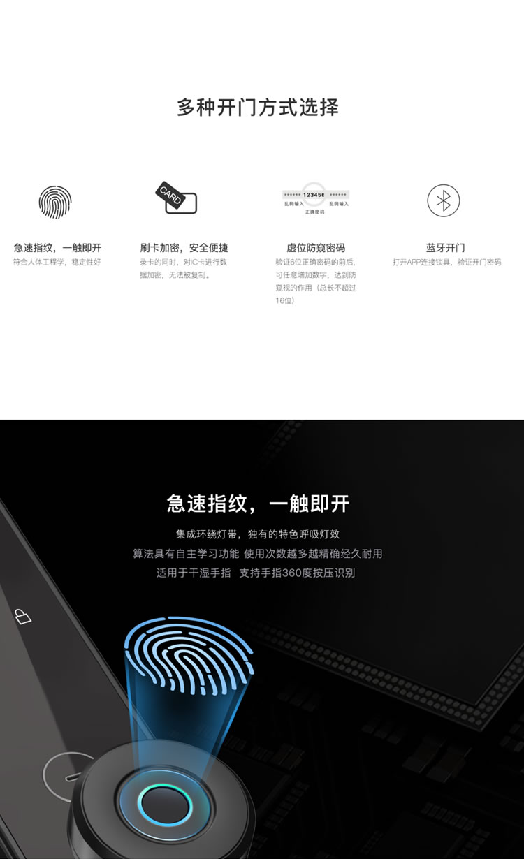 鴻利智能鎖 D20全自動指紋鎖家用防盜門